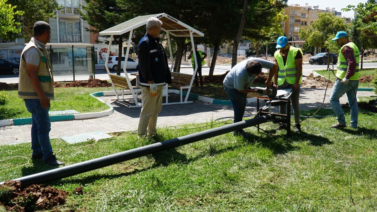 Haliliye belediyesi ile parklar daha güvenli