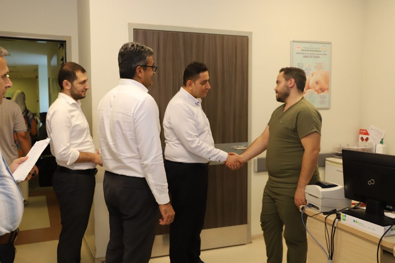 İl Sağlık Müdürü Solmaz İlçe Ziyaretlerine Birecik ile devam etti
