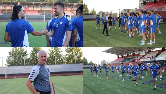 Karaköprü Belediyespor Tesislerinde İlk Antrenmana Çıktı