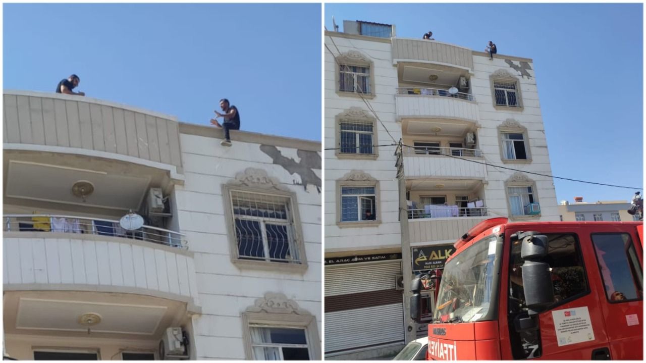 Şanlıurfa’da intihar etmek isteyen genci itfaiye ekipleri ikna etti