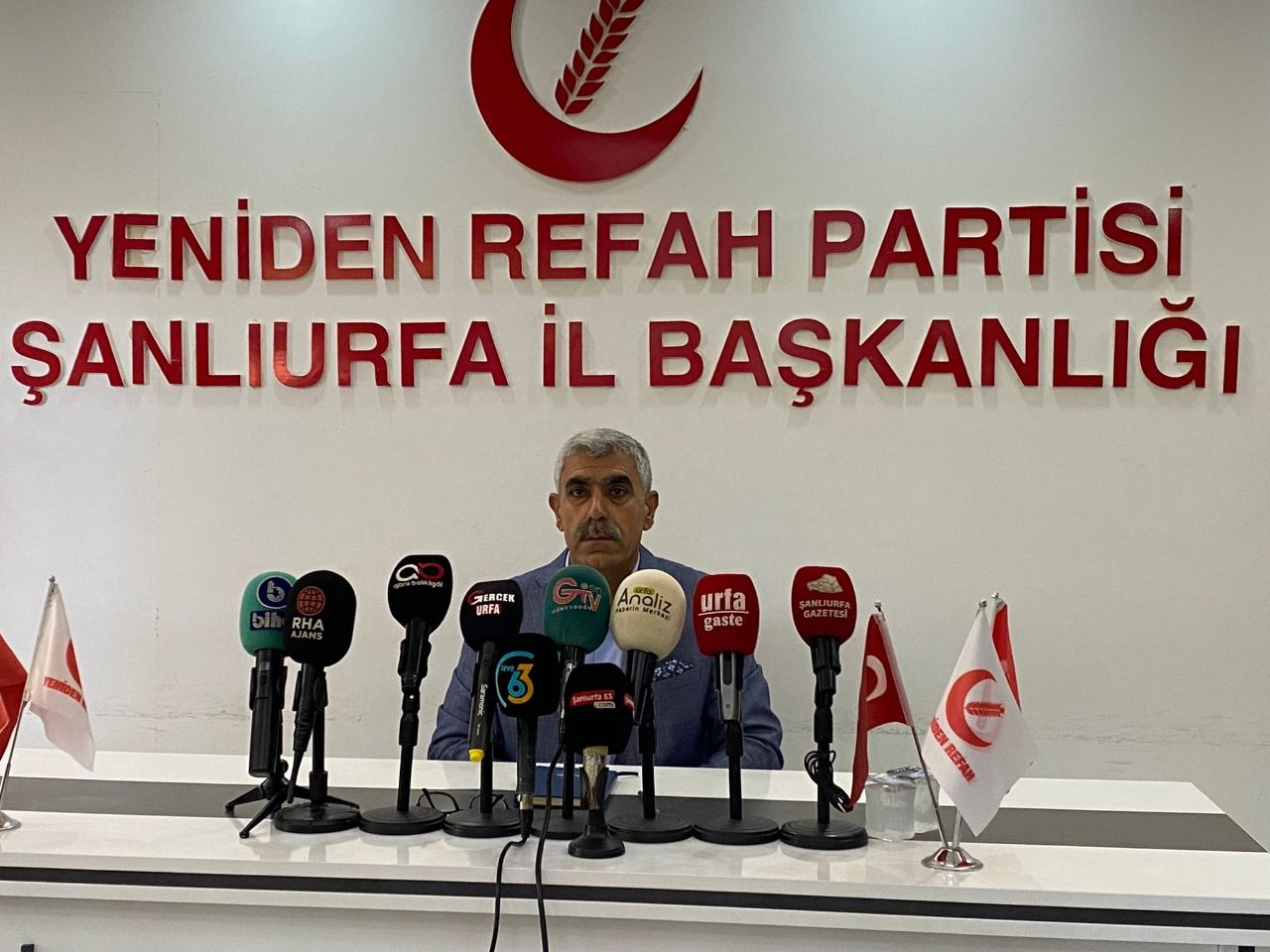 Yeniden Refah Partisi Şanlıurfa İl Başkanı Yetim Basınla Buluştu