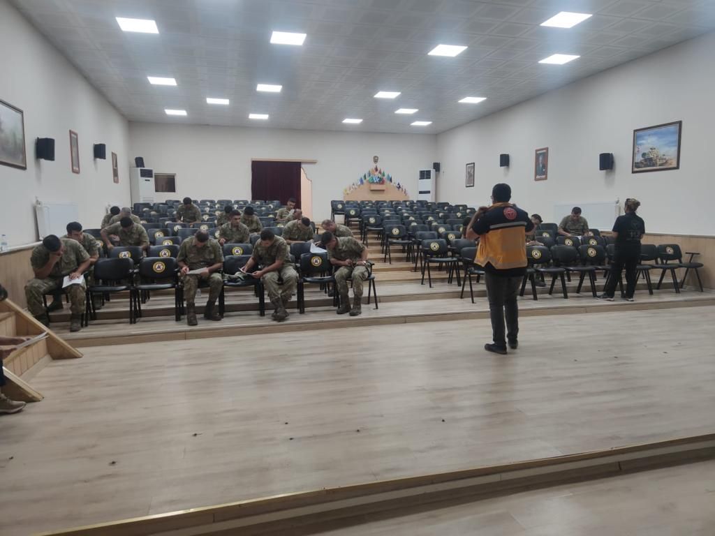 Askeri Personele İlk Yardım Eğitimi Verildi
