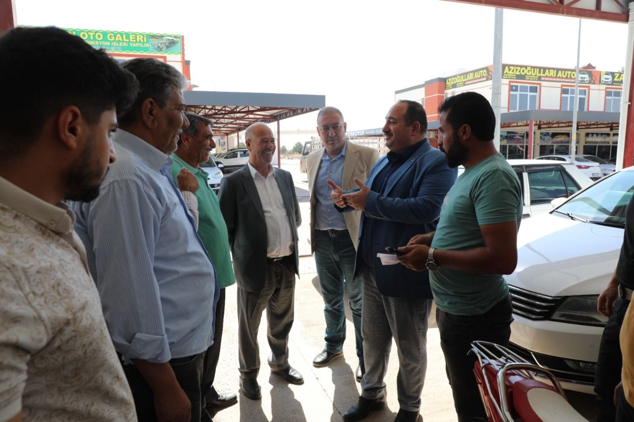 Başkan Ekinci’den Oto Galerici esnafına Ziyaret