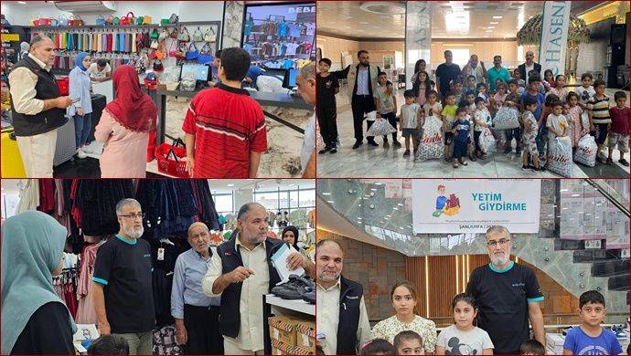 Hasene Derneği, Şanlıurfa’da 124 yetimi giydirdi