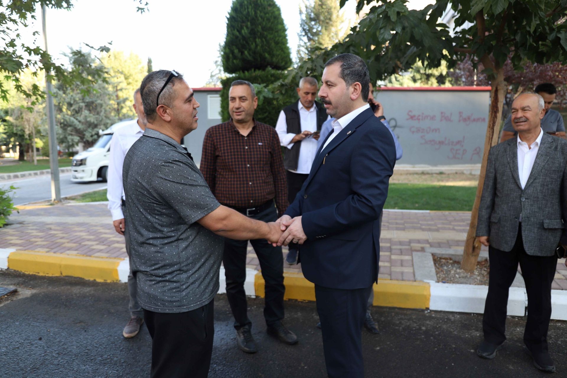 Başkan Baydilli Mesaiye erken saatlerde saha gezisi ile başladı