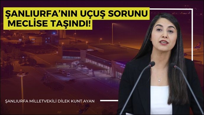 Şanlıurfa’nın uçuş sorunu meclise taşındı
