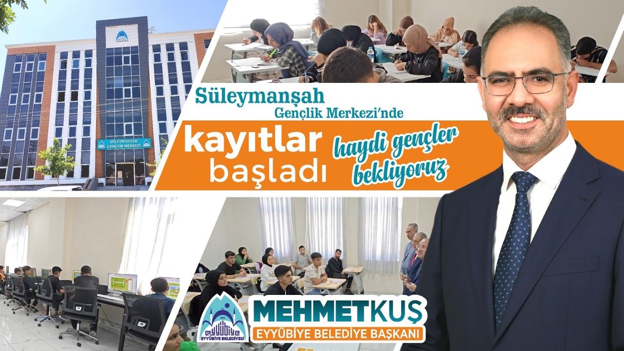 Süleymanşah Gençlik Merkezi’nde Kayıtlar Başladı