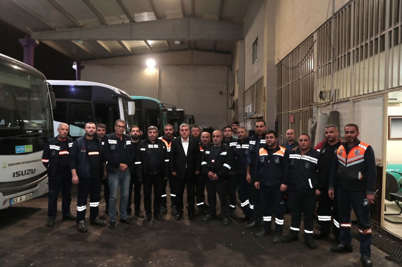 Beyazgül,BEL-SAN A.Ş personelleriyle bir araya geldi