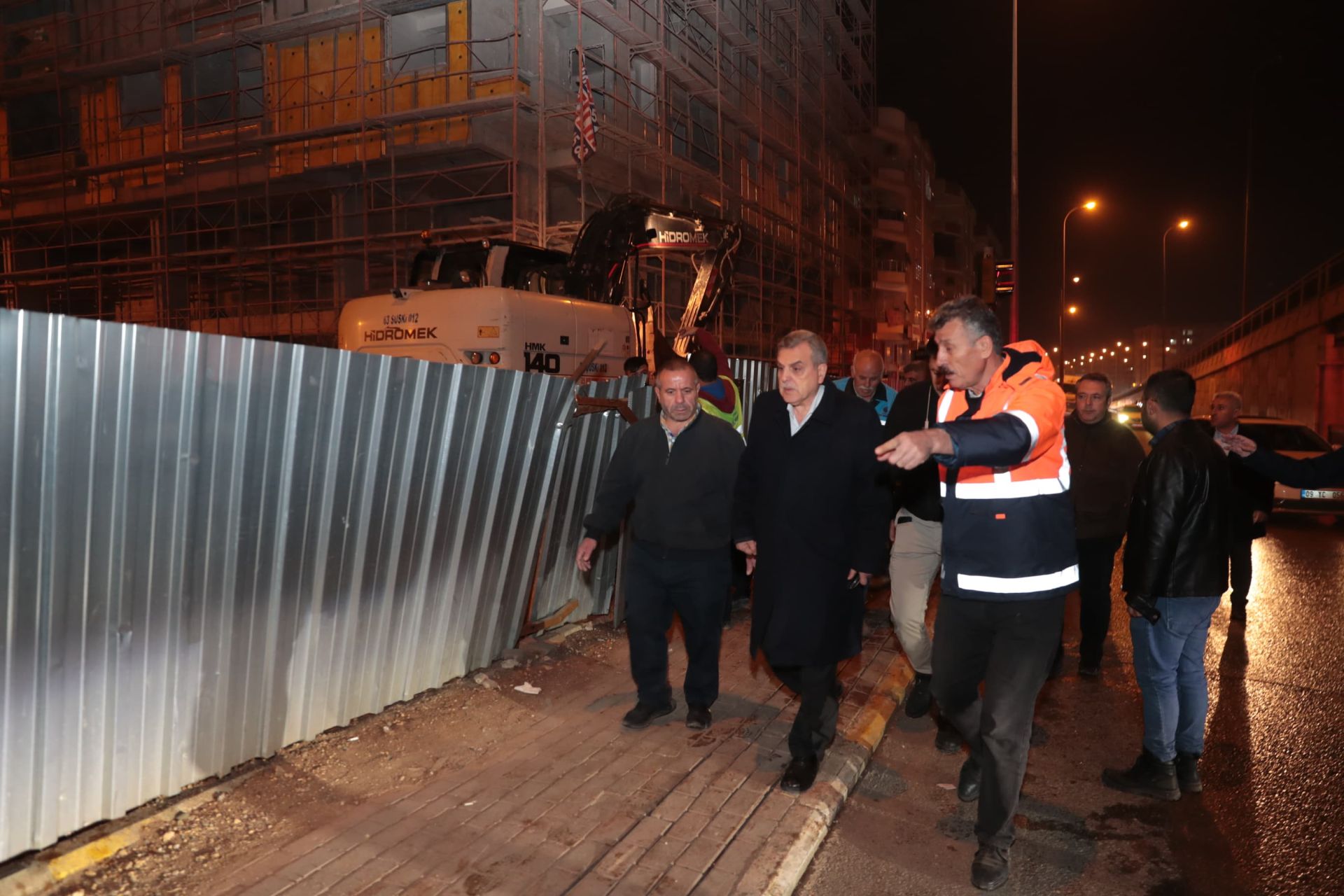 Beyazgül,Kollektör hattındaki çalışmaları yerinde inceledi