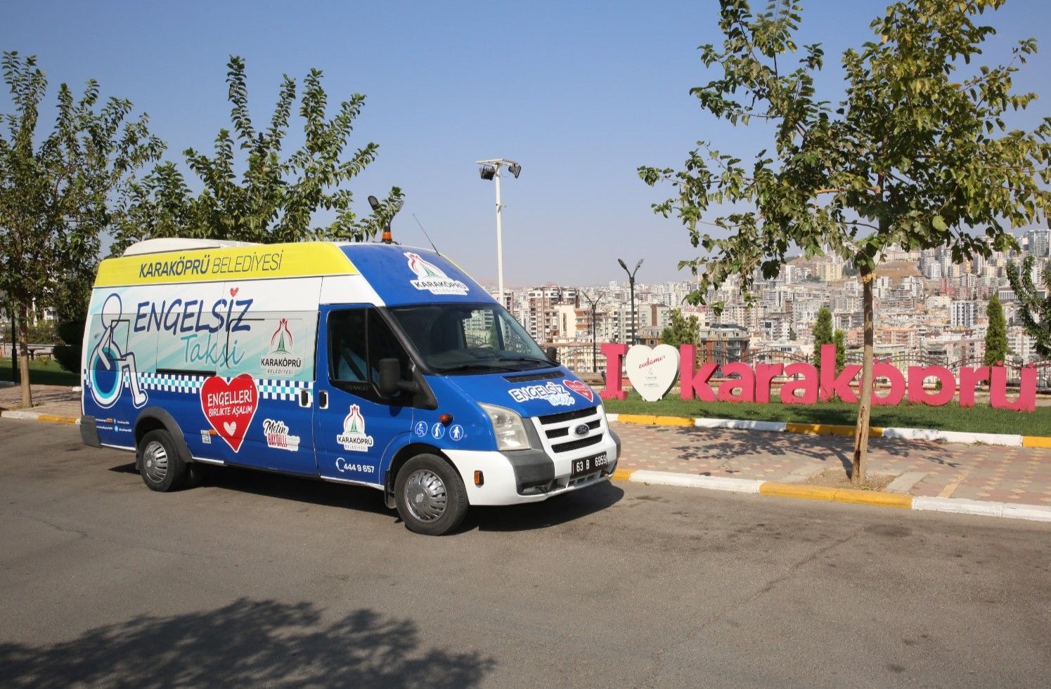 Karaköprü ‘de engelli vatandaşlara ücretsiz ulaşım