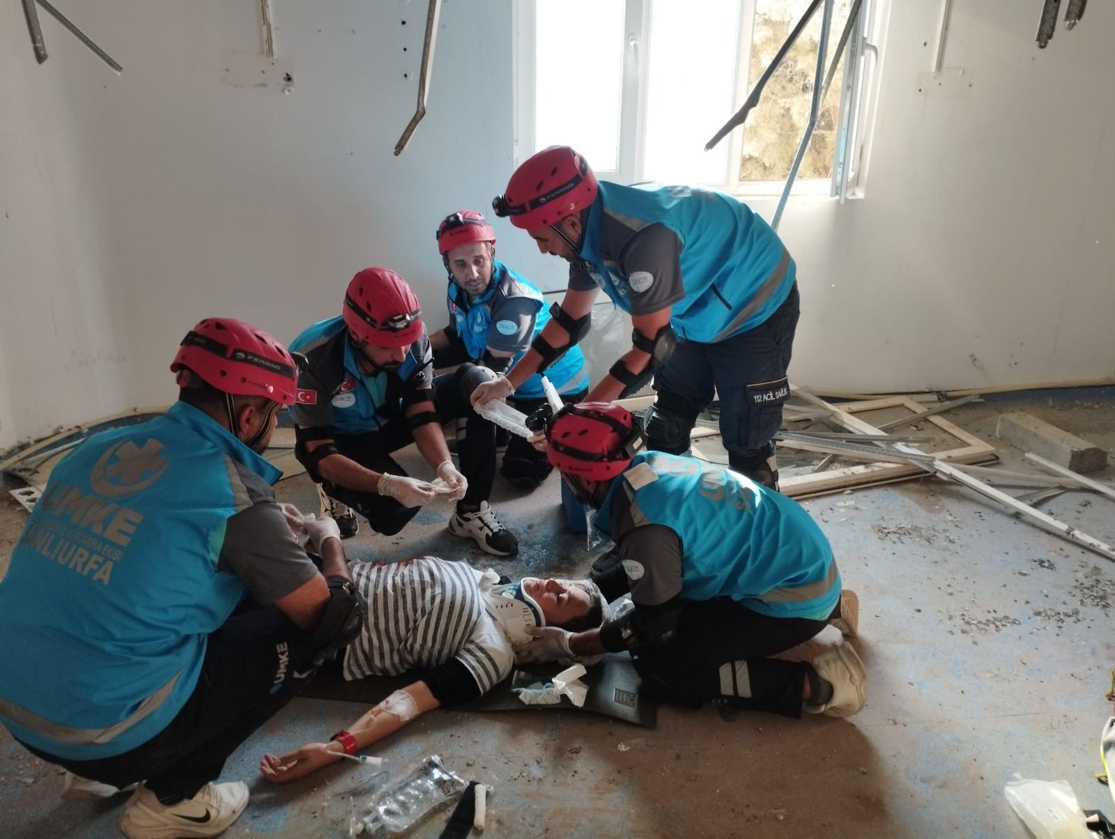 Şanlıurfa ‘da Gerçeği Aratmayan Deprem Tatbikatı