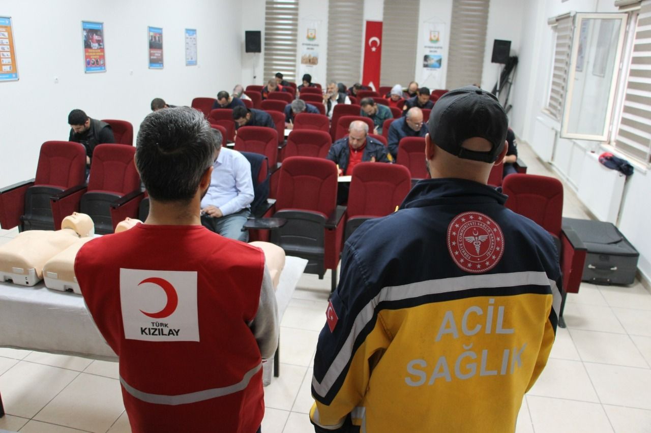 Şanlıurfa İtfaiye personellerine ilk yardım eğitimi semineri