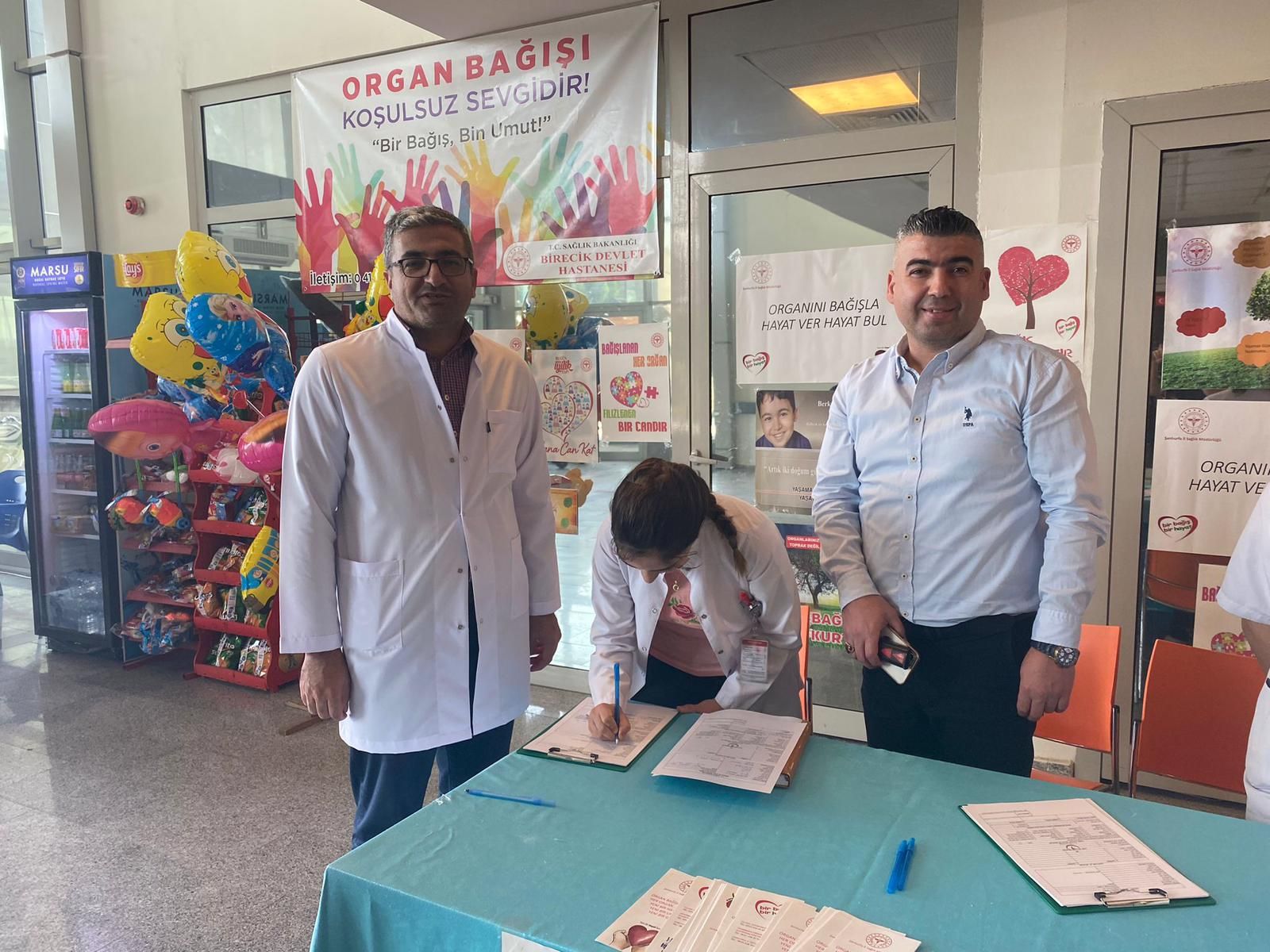 Şanlıurfa’da organ bağışı standı kuruldu