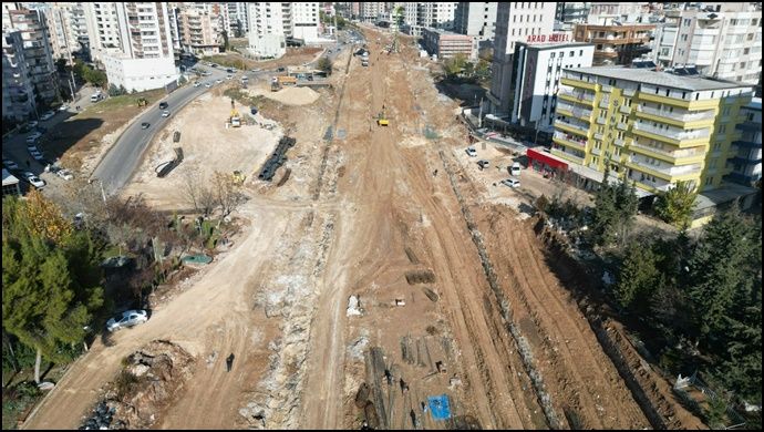 Balıkayağı Köprülü Kavşak Çalışması Titizlikle Yürütülüyor