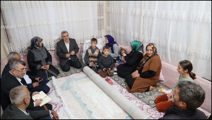 Başkan Beyazgül’den Suruç’ta Ev Ziyaretleri