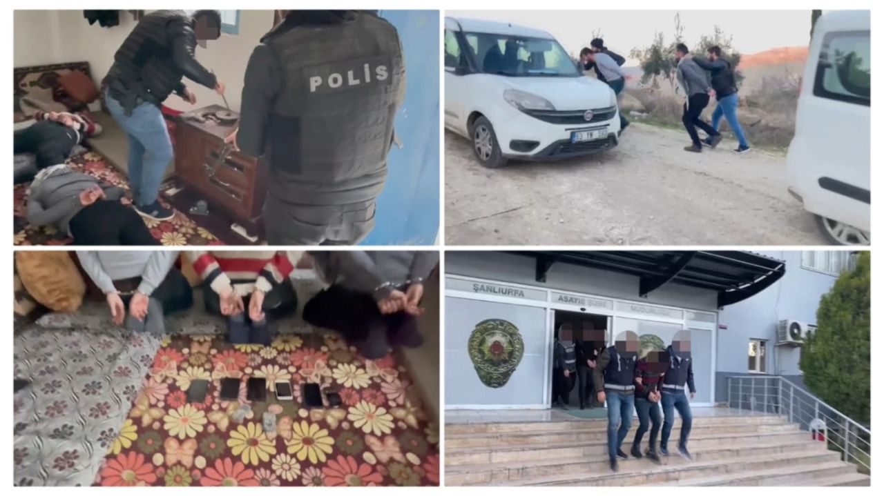 Şanlıurfa’da iletişim yoluyla dolandırıcılık operasyonu: 3 tutuklama