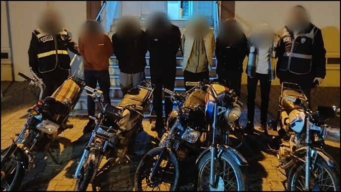 Şanlıurfa’da motosiklet hırsızlığı operasyonu: 6 gözaltı