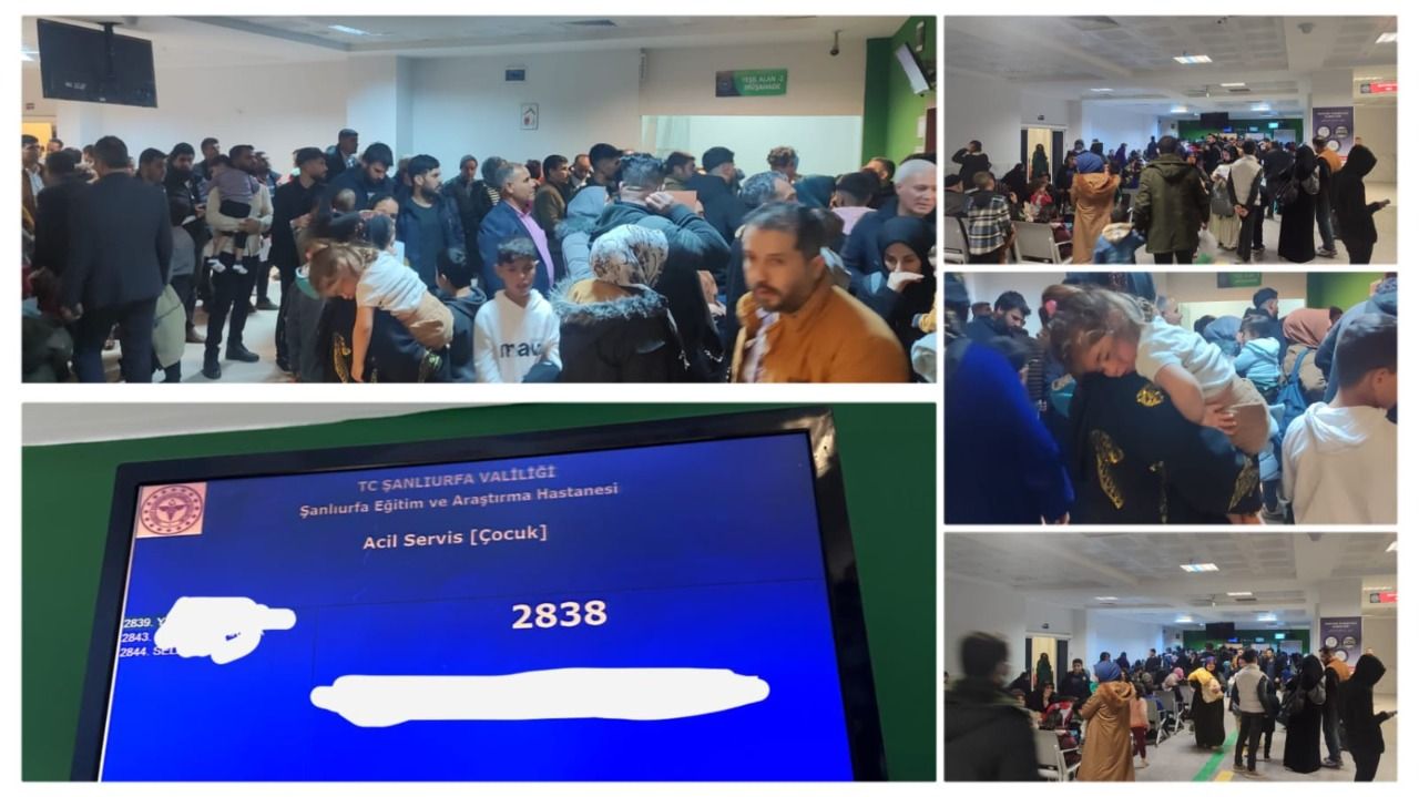 Şanlıurfa ‘daki Acillerde yoğunluk 4-5 kata çıktı! Hastaneler dolup taştı