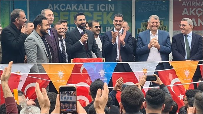Akçakale’de Abdulhakim Ayhan’a çığ gibi destek!