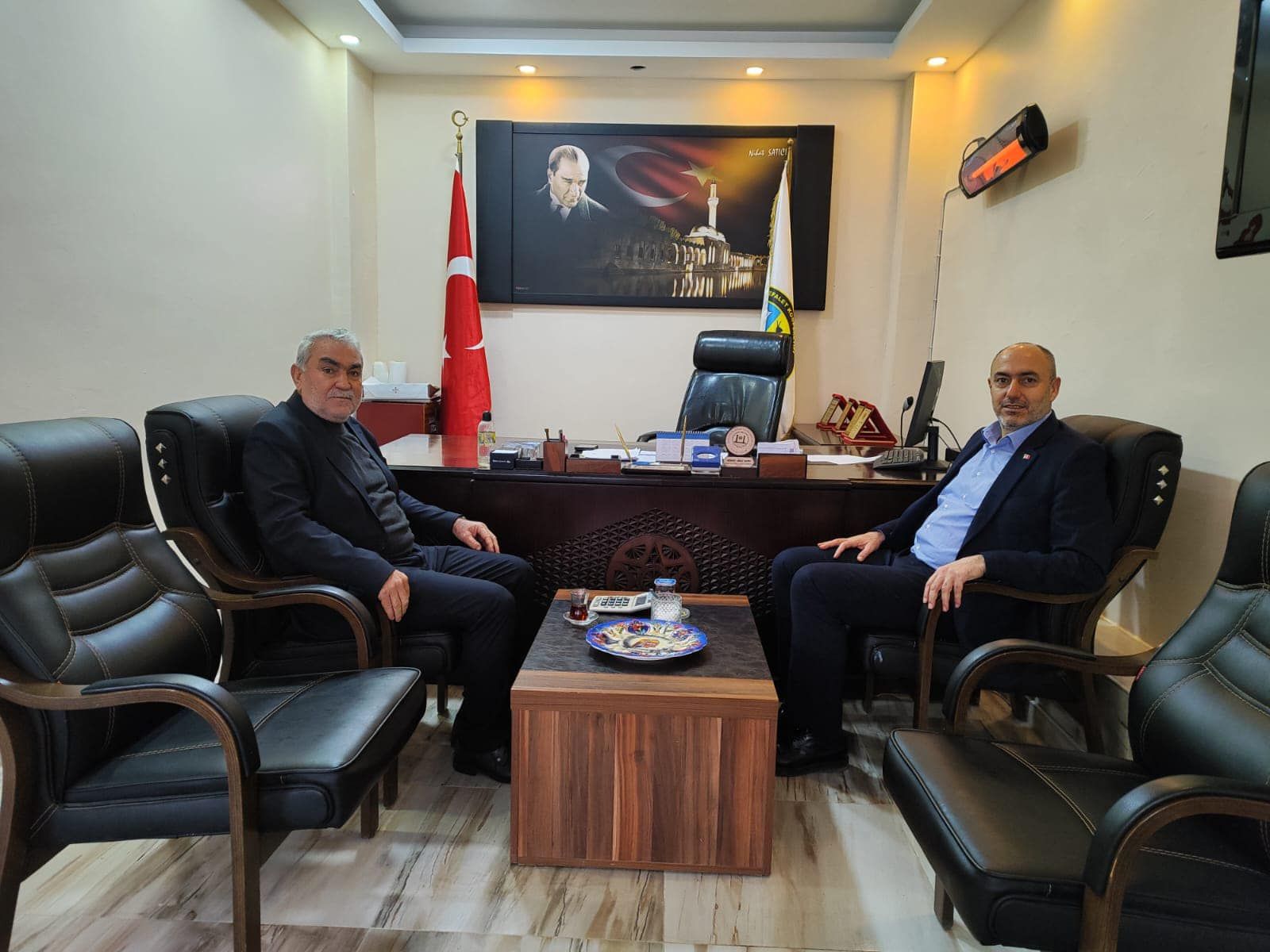 Başkan Aksoy, ziyaretlerine devam ediyor