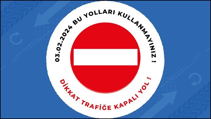 Urfalılar dikkat! Miting nedeniyle yol trafiğe kapatıldı