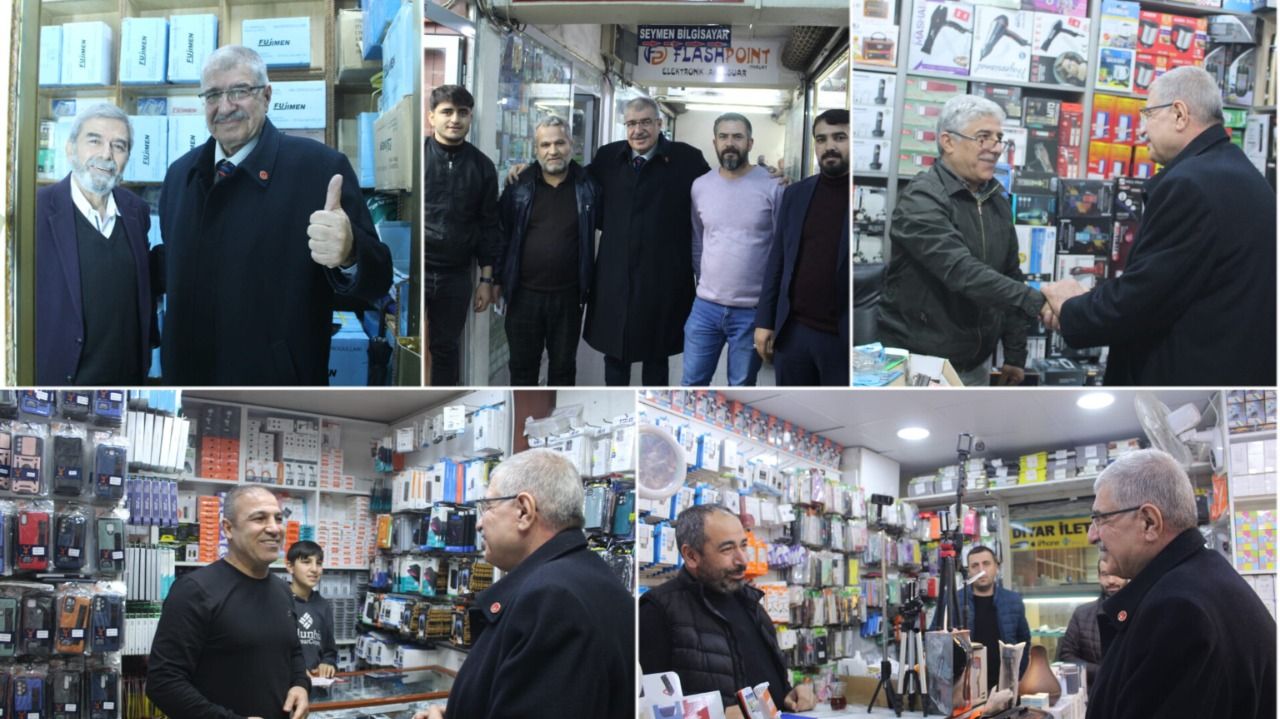 Vedat Doğar, Kapaklı Pasajı esnafını ziyaret etti
