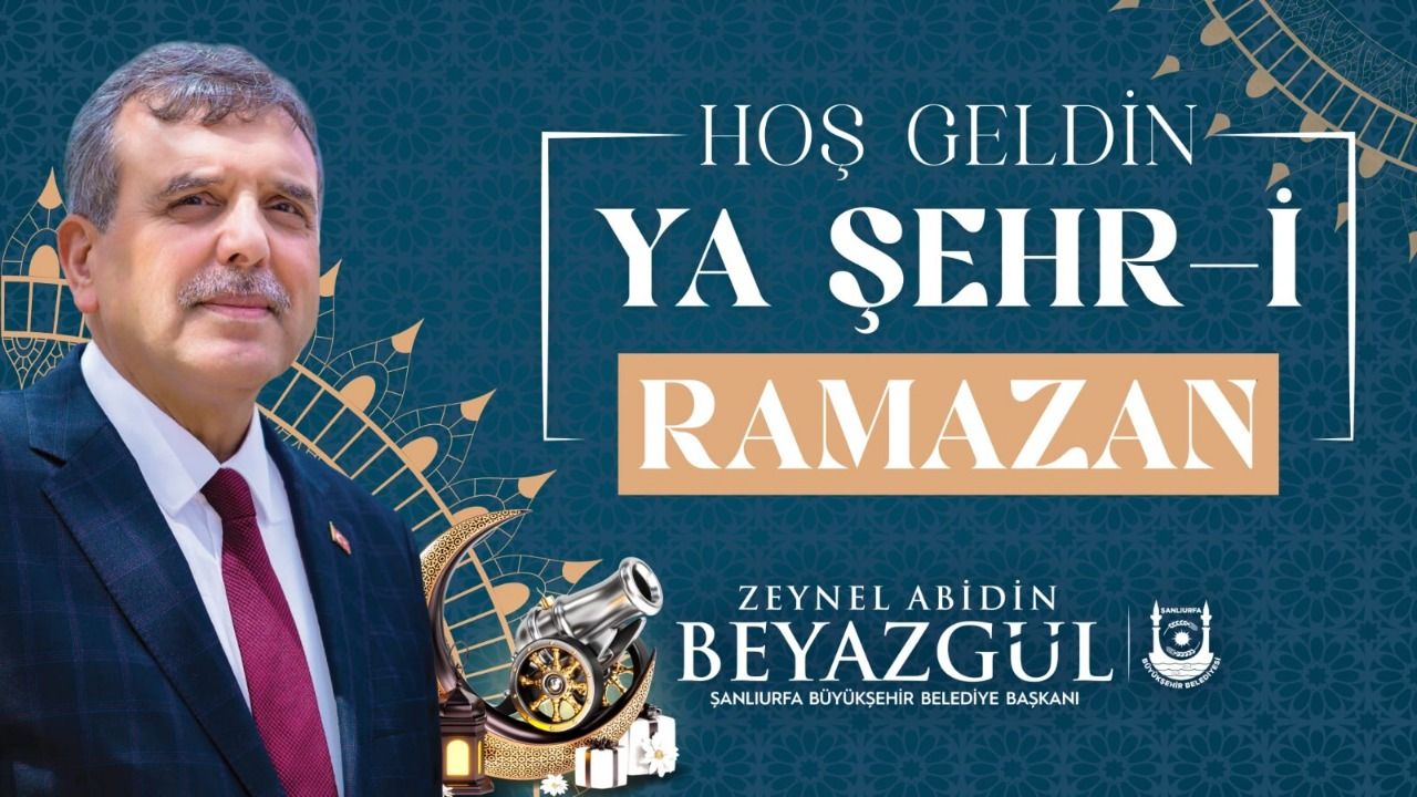 Başkan Beyazgül’den ramazan ayı mesajı