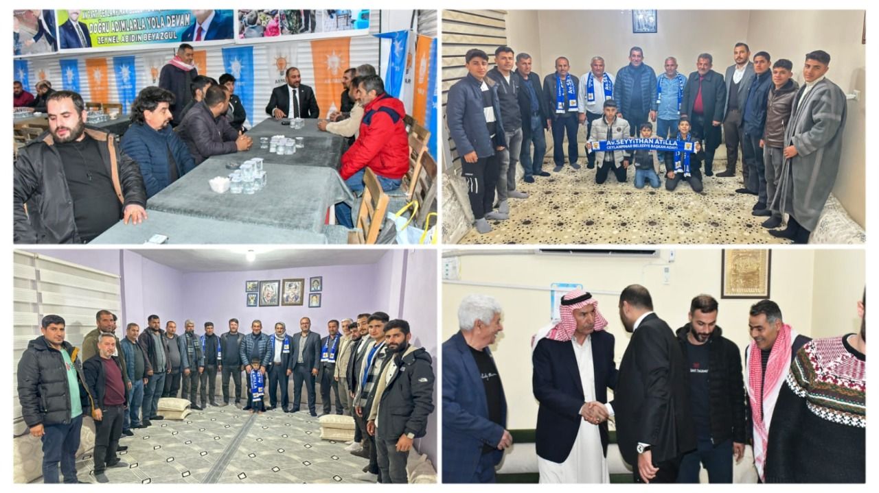 Ceylanpınar’ın AK Adayı Atilla’ya Aşiret ve Ailelerden Tam Destek