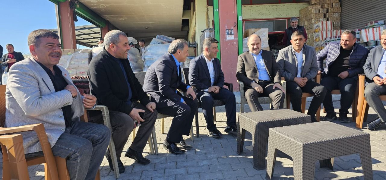 Gülpınar, Şanlıurfa Gıda Toptancıları Odası Esnafını ve Yönetimini Ziyaret Etti