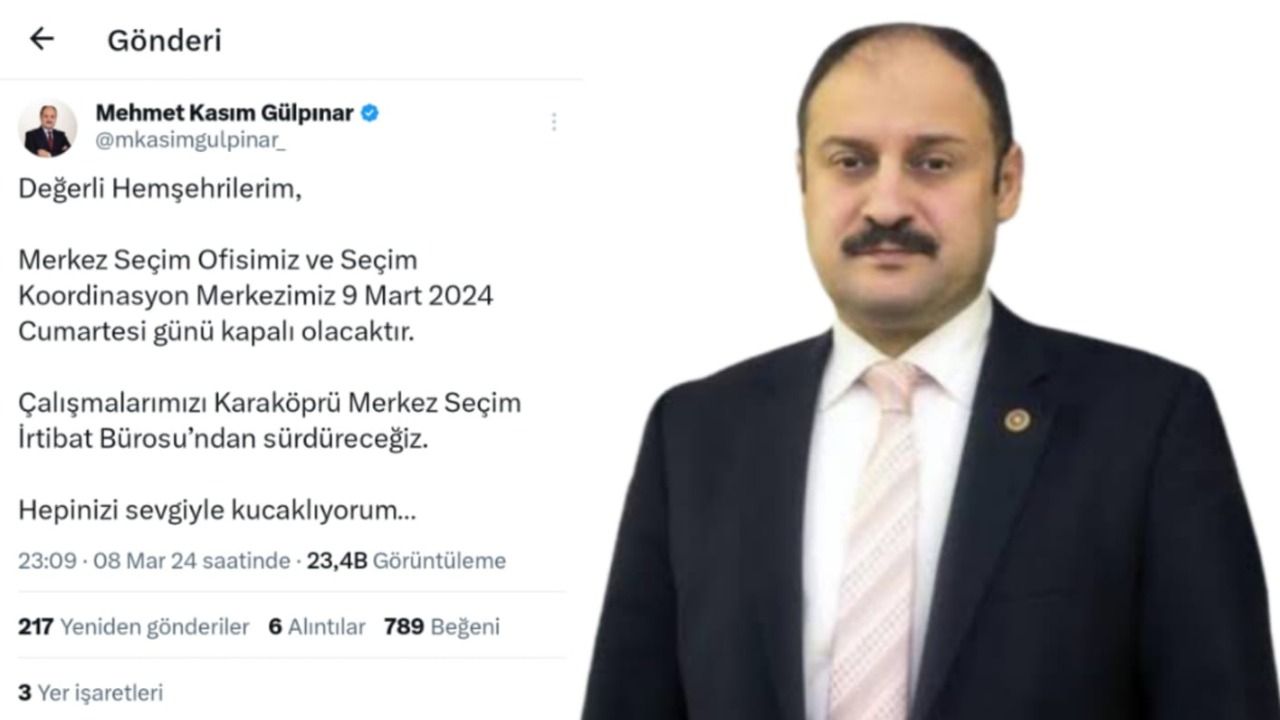 Gülpınar’ın erdemli ve örnek davranışı kamuoyunda takdirle karşılandı