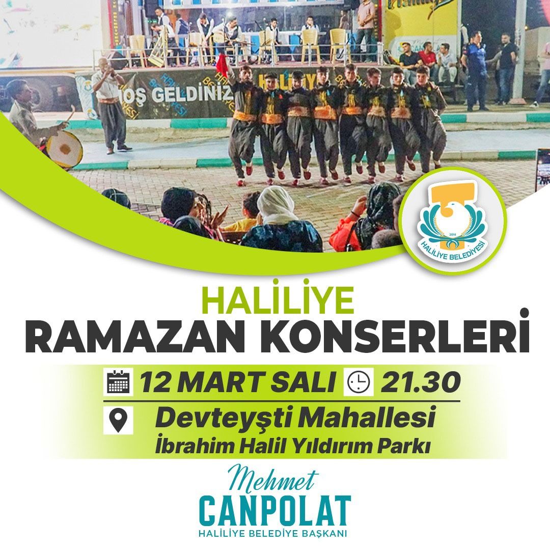 Haliliye’de geleneksel ramazan konserleri başlıyor