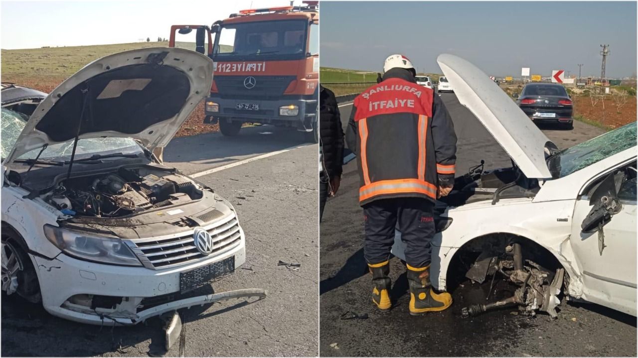 Hilvan’da kontrolden çıkan otomobil takla attı: 2 yaralı
