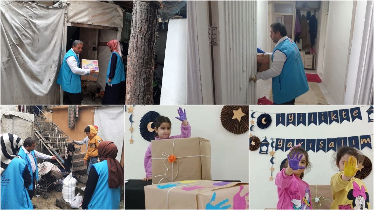 Karaköprülü minikler iyilikte yarıştı