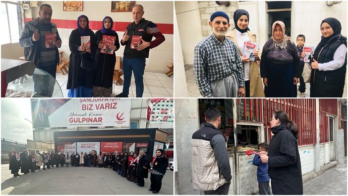 Mehmet Kasım Gülpınar’ın Seçim Karargahı Mahallelere Çıkarma Yaptı
