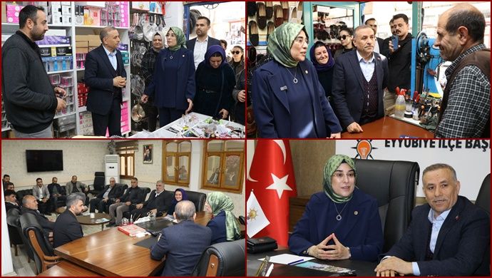 Milletvekili Yazmacı Eyyübiye’de Esnafla Buluştu