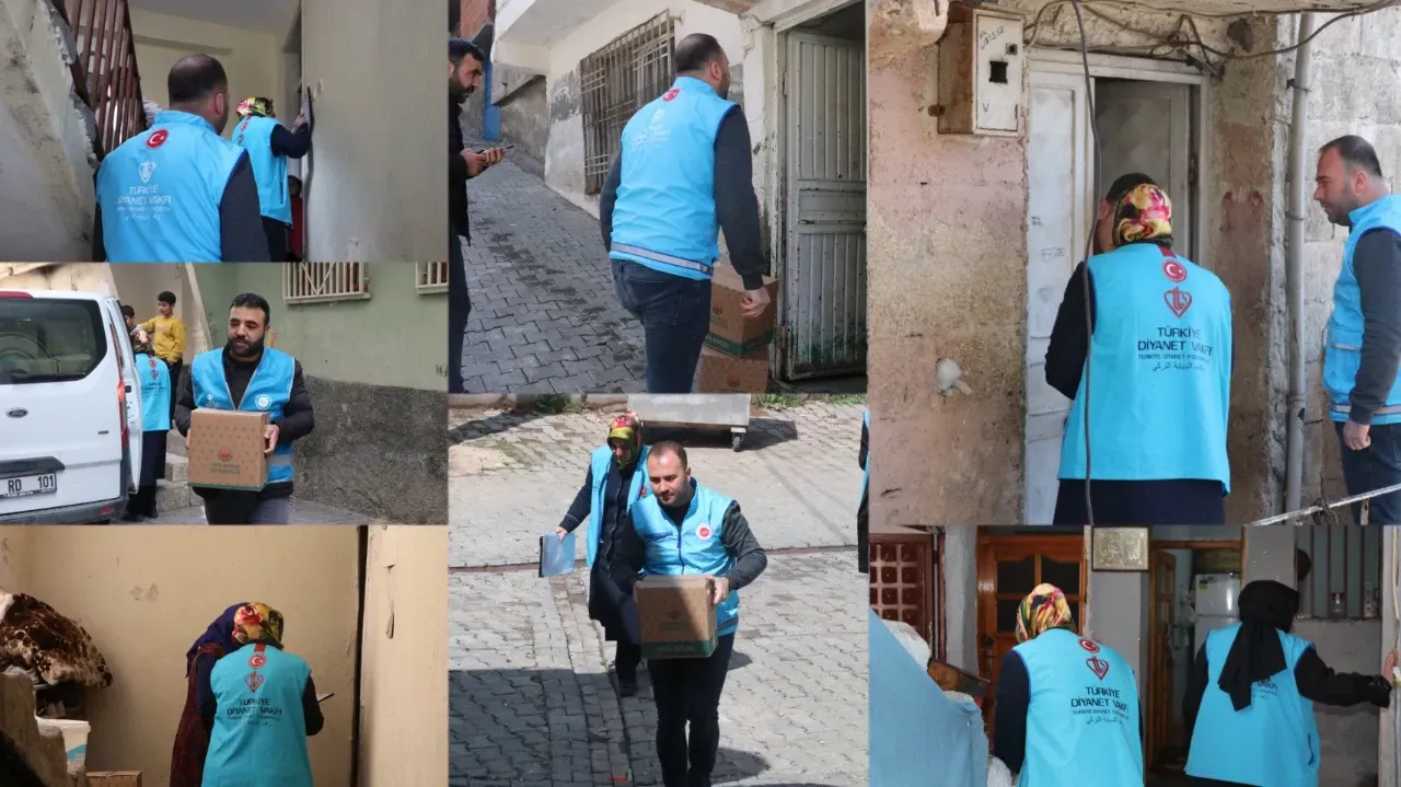 Şanlıurfa’da ramazan ayında ihtiyaç sahibi aileler unutulmadı