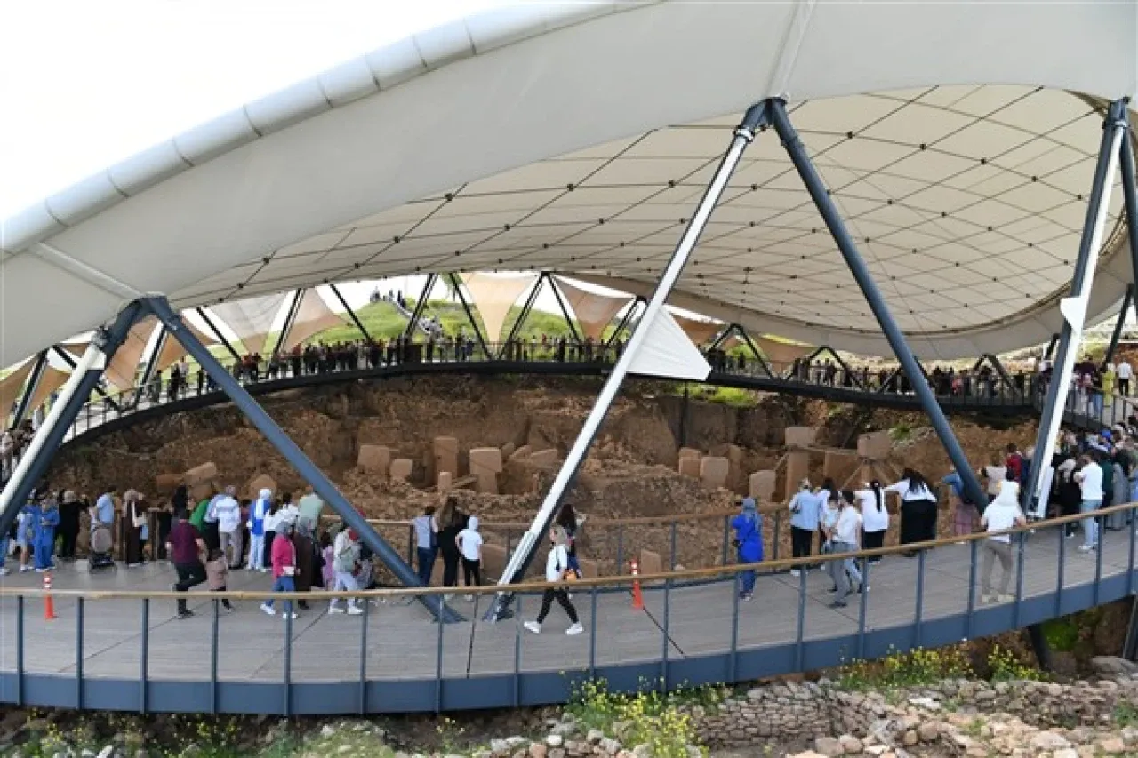 Göbeklitepe, bayram tatili boyunca 55 bin 573 ziyaretçiyi ağırladı