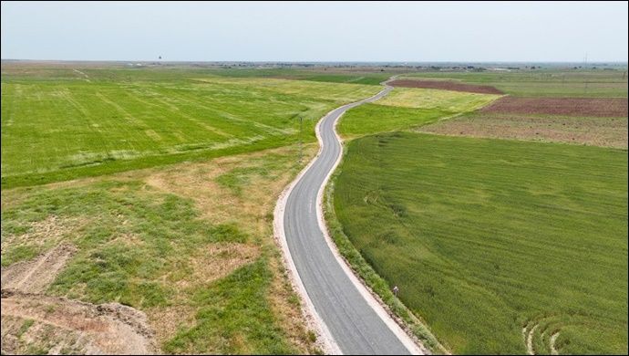Harran’da Bağlantı Yolları Asfaltlanıyor