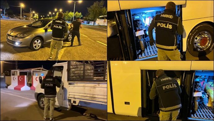 Şanlıurfa’da ‘NARVAS’ uyuşturucu uygulaması yapıldı