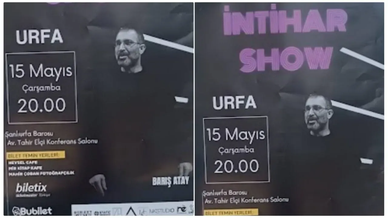 Şanlıurfa’da”İntihar Show” adı altında düzenlenecek etkinliğe tepki !