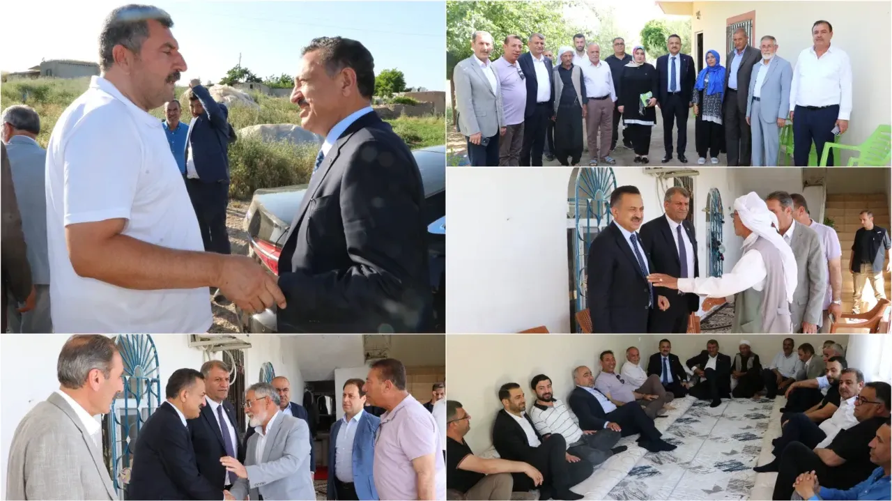 AK Parti Şanlıurfa Milletvekili Hikmet Başak, Hilvan Kırsalında Destek Arayışında