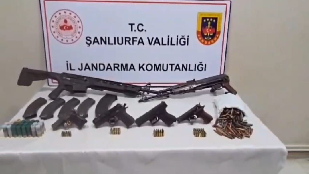 Şanlıurfa İl Jandarma Komutanlığı ‘ndan Silah kaçakçılarına operasyon