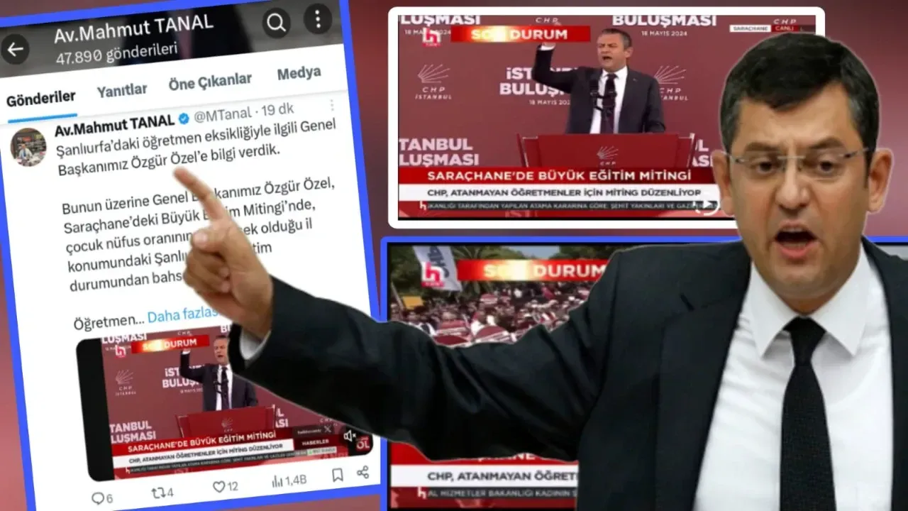 Şanlıurfa’nın öğretmen açığı Özgür Özel ‘in gündemindeydi