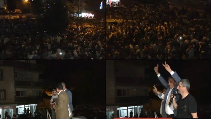 Hilvan’da DEM Parti Kutlamalara Başladı