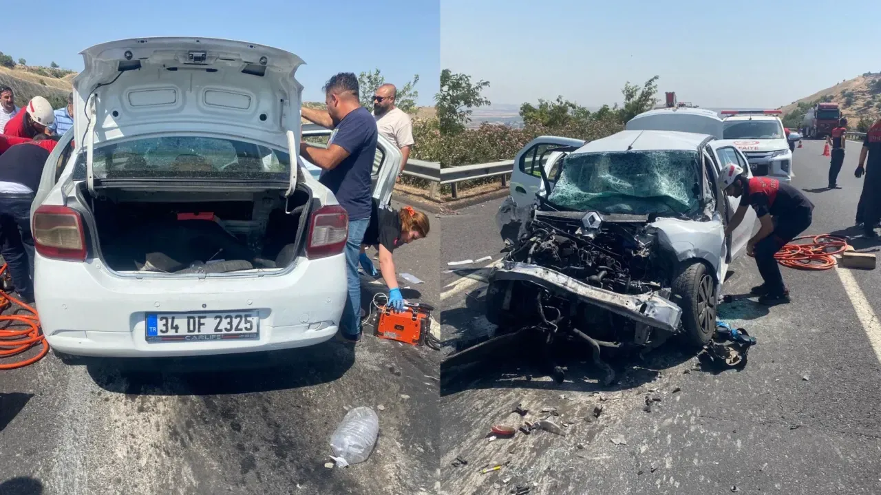 Karaköprü’de Trafik Kazası: Otomobil Tıra Arkadan Çarptı, 1 Kişi Yaralandı
