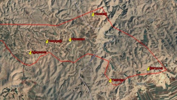 Yangın 66 kilometrelik alanı etkiledi