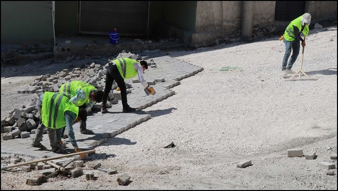 Haliliye Belediyesi Üstyapı Hizmetlerini Mahalle Mahalle Sürdürüyor