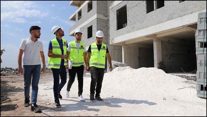 Karaköprü’de Yapı Denetleme Ekipleri Sahadan Ayrılmıyor