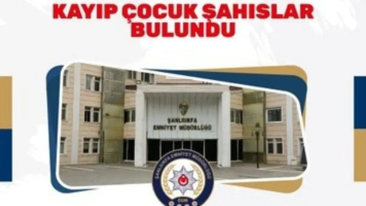 Şanlıurfa’da kaybolan 4 çocuk polis tarafından bulundu