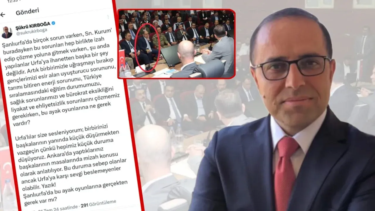 Şükrü Kırboğa’dan Sert Eleştiriler: “Urfa’ya İhanet Ediliyor”